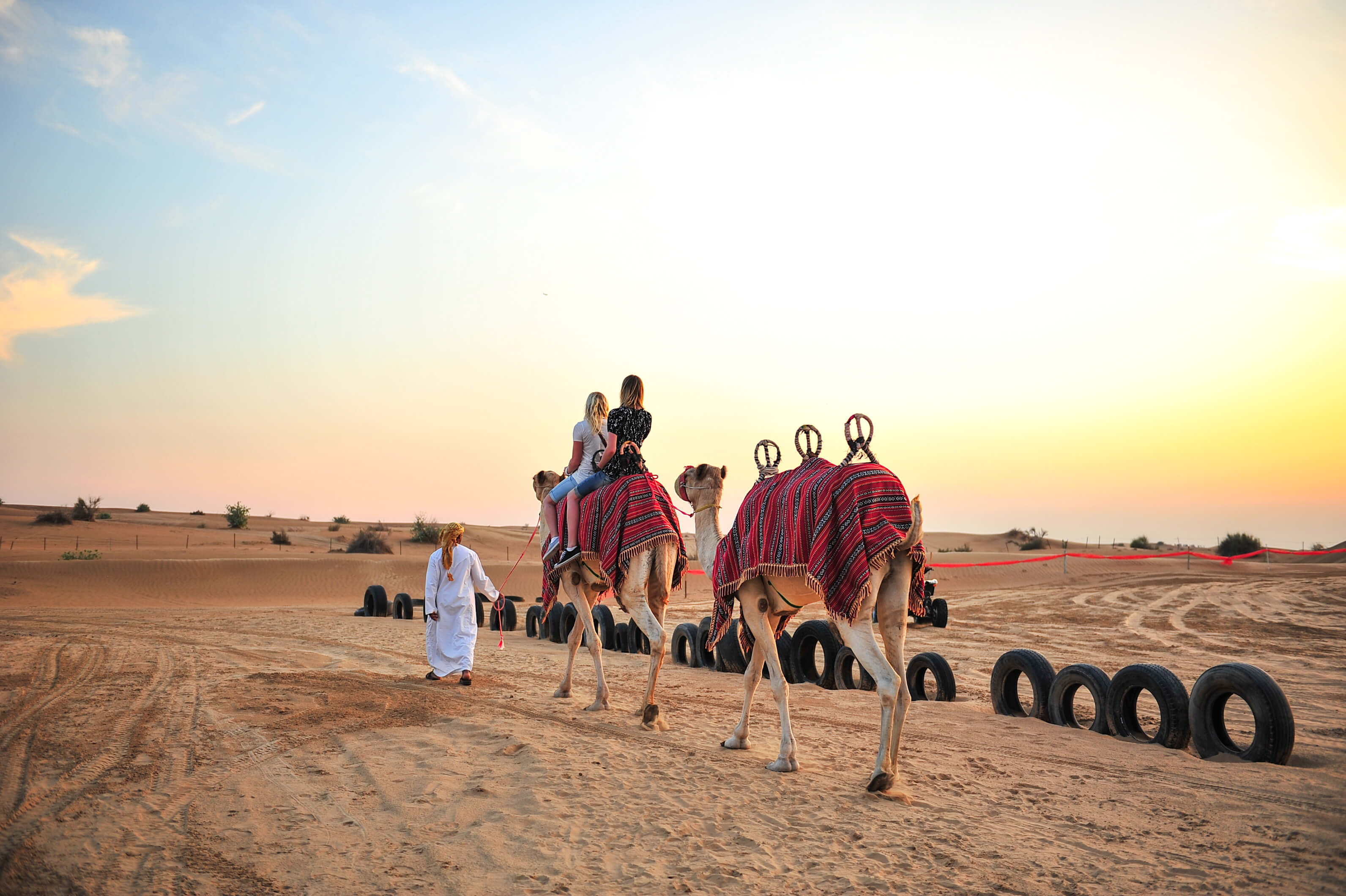 Camel Trek at Desert Safari Dubai.